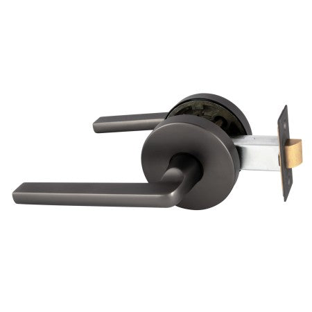 Avant with QuickFix Alba Passage Lever Set in Satin Graphite with Latch