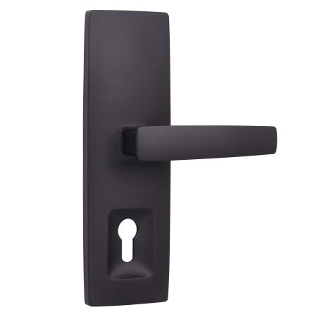 Trilock Urban Aurora Dummy Trim Lever in Matte Black