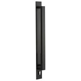 Trilock Omni Back to Back Double Cylinder Pull Handle Entrance Set in Matte Black