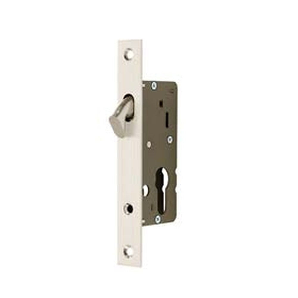 Sliding Door Euro Mortice Lock - Stainless Steel