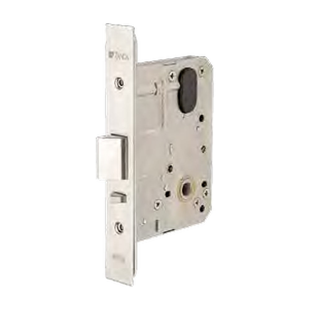 Sliding Door Oval Mortice Lock - Stainless Steel