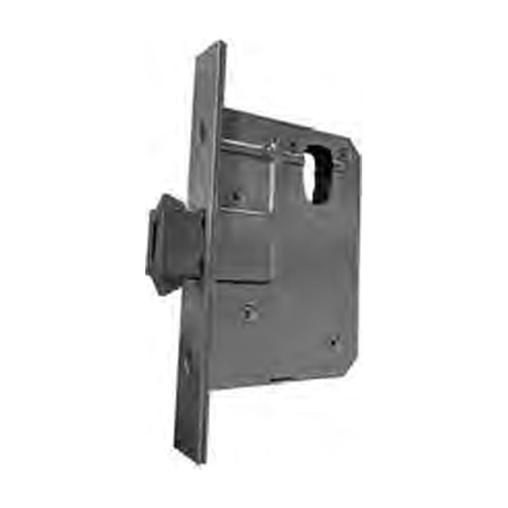 Mortice Deadbolt to suit Oval Cylinders - Stainless Steel
