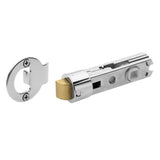 Round Strike Drive-in Collar Face Tubular Latch with 60mm Backset